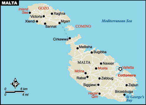 Malta map 2