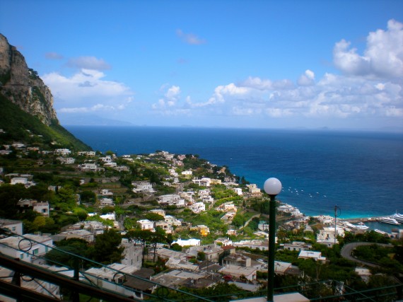 Beautiful view of the Island of Capri