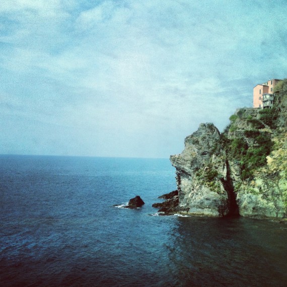 Cliff in Cinque Terre