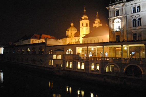 Ljubljana at night
