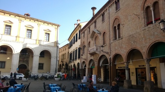 One of the major squares in Padua!