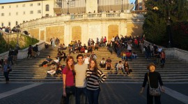 Visiting the Spanish Steps in Rome
